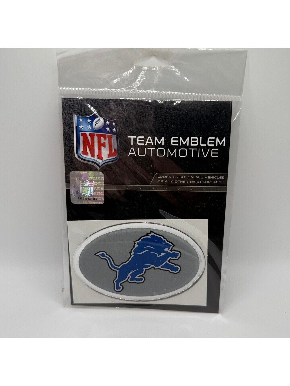 Promark NFL Automotive Detroit Lions Team Logo Color Chrome Emblem Auto